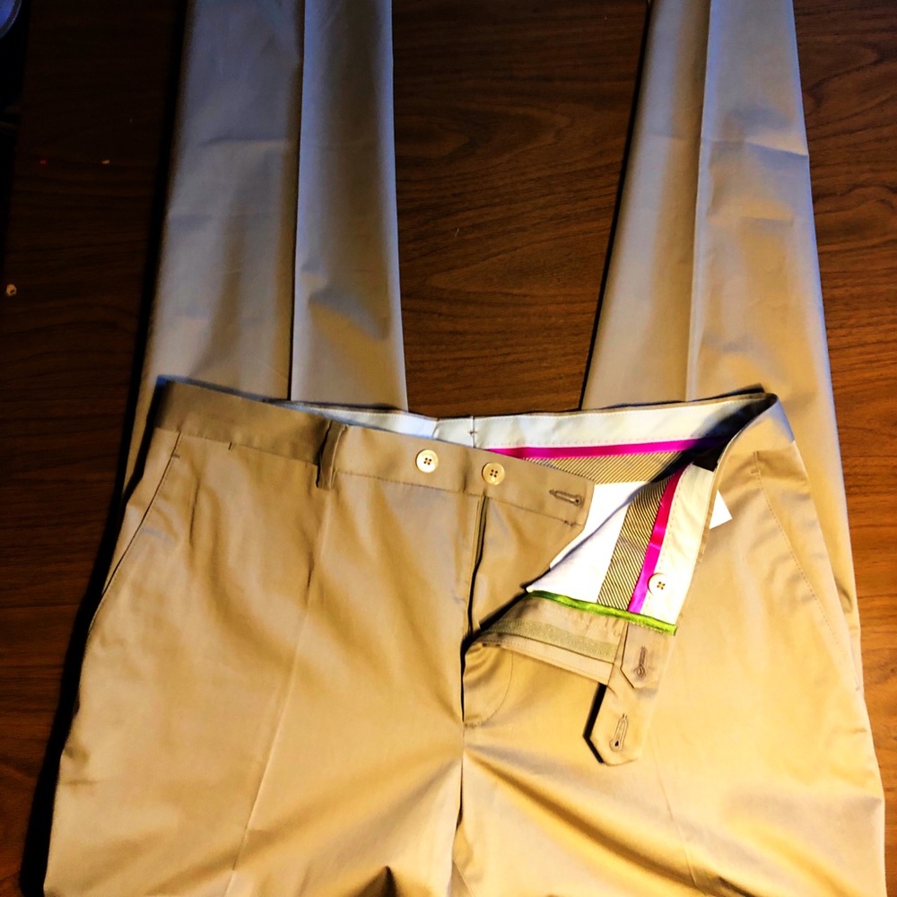 NWT ETRO MILANO Flat Front Cotton Chino Khakis 38